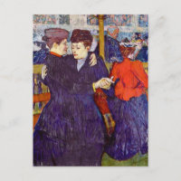 Dois Waltzers por Toulouse-Lautrec