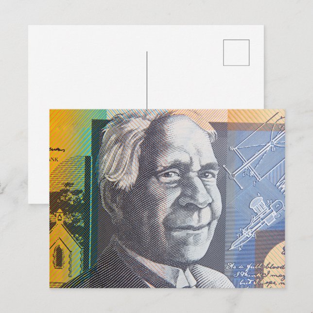 Cartão Postal dólares australianos (Frente/Verso)