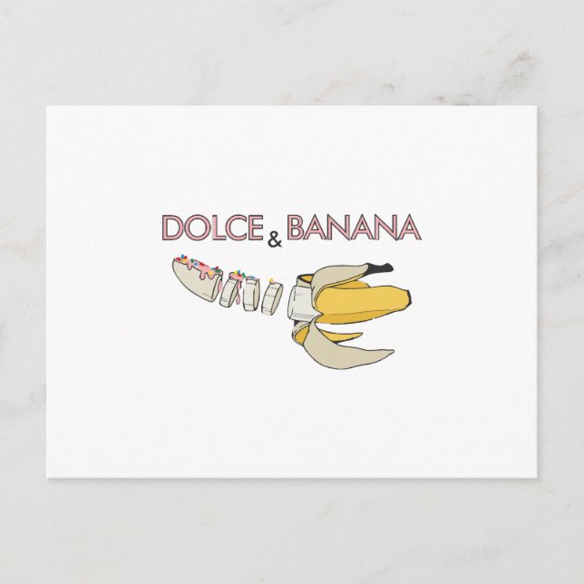 Cartão Postal Dolce & Banana (Frente)