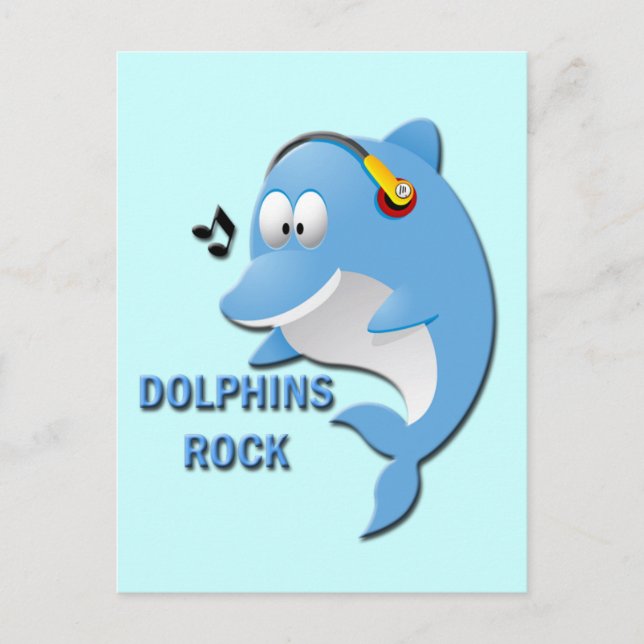 CARTÃO POSTAL DOLFINS ROCK (Frente)