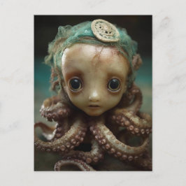 Cartão Postal Doll Octopus