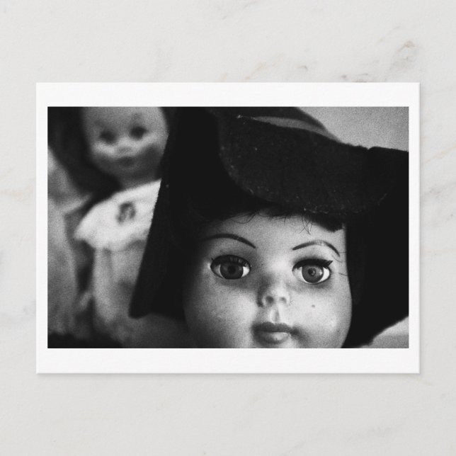 Cartão Postal Doll Portrait - Close up (Frente)