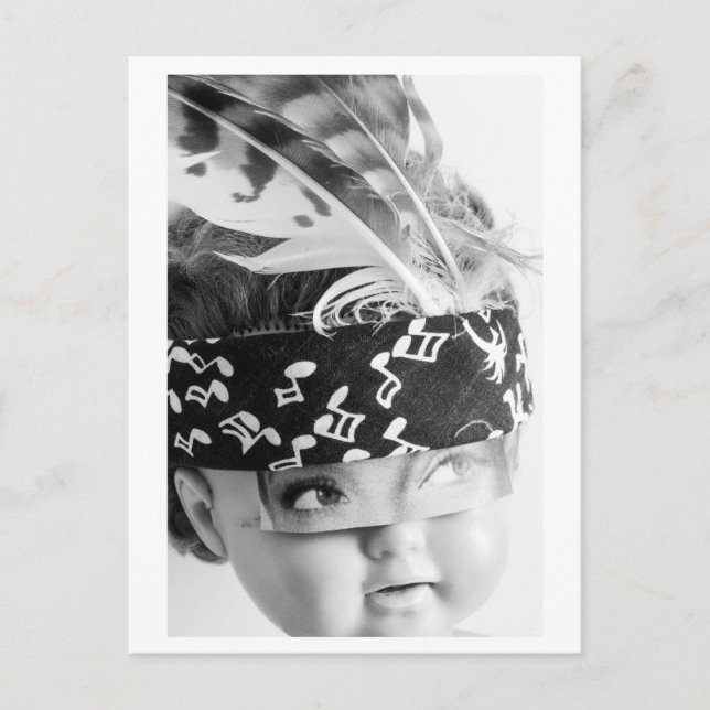 Cartão Postal Doll portrait Indian - Mudhead (Frente)