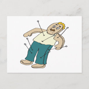 Cartão Postal Doll Voodoo