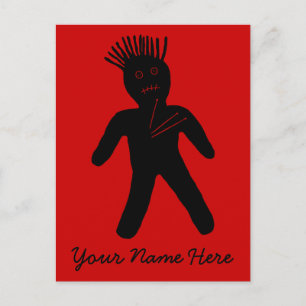 Cartão Postal Doll Voodoo