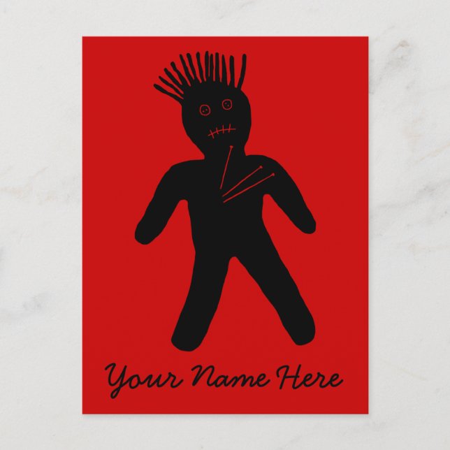 Cartão Postal Doll Voodoo (Frente)