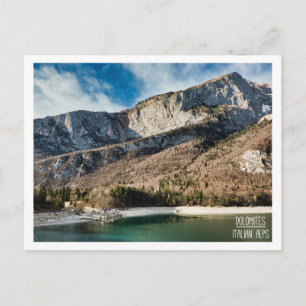 Cartão Postal Dolomites, Alpes italianos em Trentino, Itália