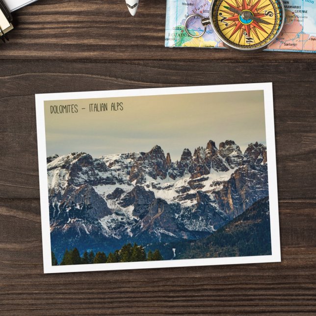 Cartão Postal Dolomites, alps italianos (Criador carregado)