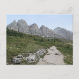 Cartão Postal Dolomites Itália
