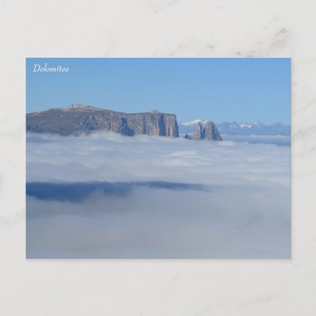 Cartão Postal Dolomites Itália (Frente)