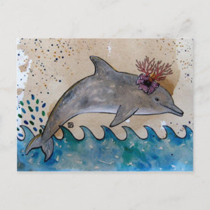 Cartão Postal Dolphin