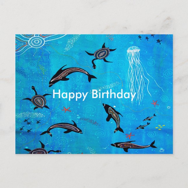 Cartão Postal Dolphin Dreaming (Frente)