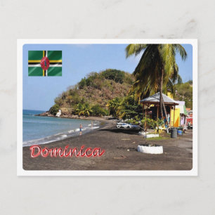 Cartão Postal Dominica - Mero Beach -