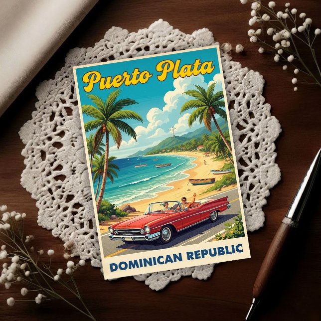 Cartão Postal Dominican Republic: 1960s Travel (Criador carregado)
