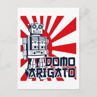 Cartão Postal Domo Arigato