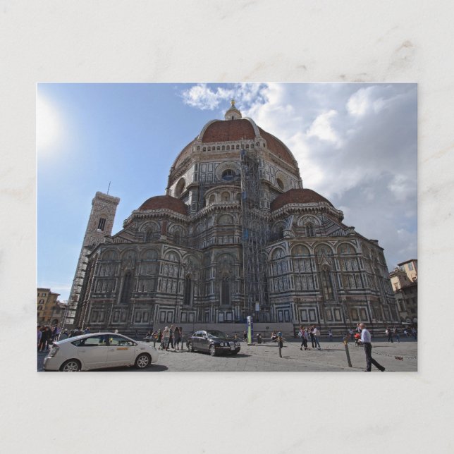 Cartão Postal Domo de Florença (Frente)