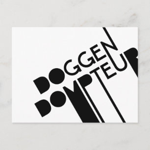 Cartão Postal Dompteur de Dogue