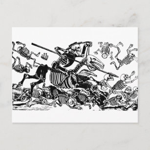 Cartão Postal Don Quijote por José Guadalupe Posada