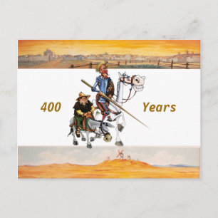 Cartão Postal DON QUIXOTE- Fundo de animação de desenho (1979)