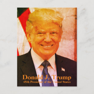 Cartão Postal Donald J. Trump, 45º presidente dos Estados Unido