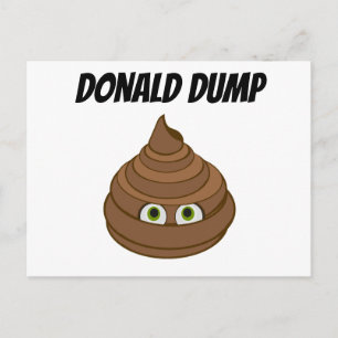 Cartão Postal Donald Lixo