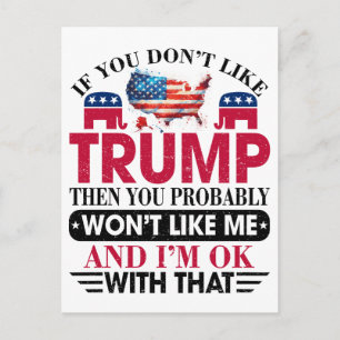 Cartão Postal Donald Trump