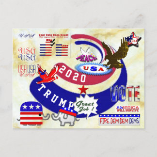 Cartão Postal Donald Trump