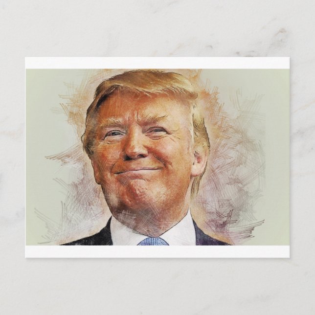 Cartão Postal Donald Trump (Frente)