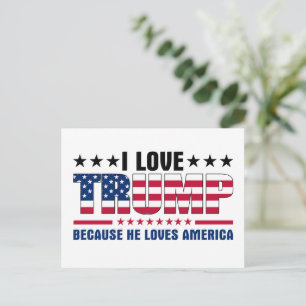 Cartão Postal Donald Trump
