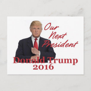 Cartão postal Donald TRUMP 2016