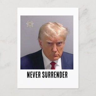 Cartão Postal Donald Trump 2024 Nunca Renderize