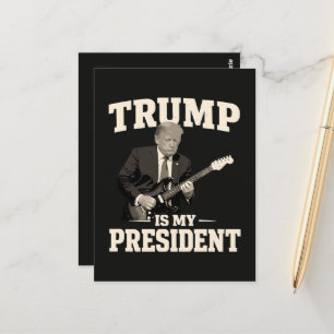 Cartão Postal Donald Trump É Meu Presidente