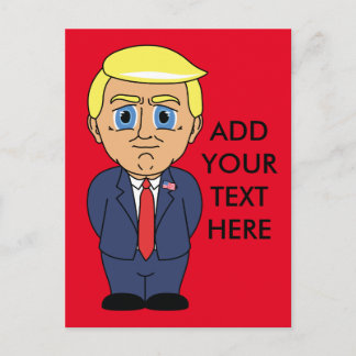 Cartão Postal Donald Trump Está Olhando Para O Smug