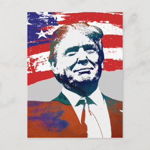 Cartão Postal Donald Trump Para Presidente