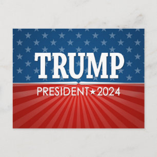 Cartão Postal Donald Trump - Presidente