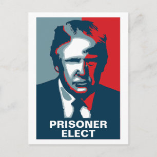 Cartão Postal Donald Trump PRISONER ELECT