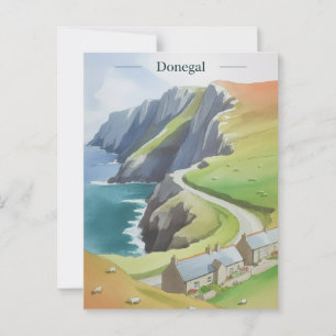 Cartão Postal Donegal Irlanda