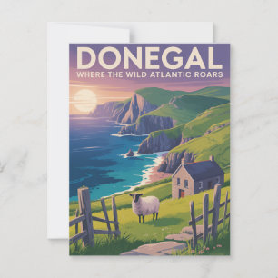 Cartão Postal Donegal Irlanda