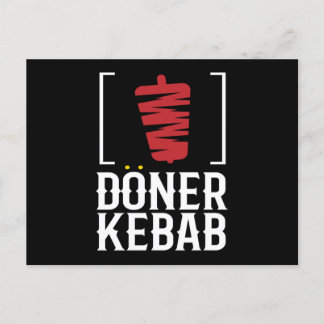 Cartão Postal Döner Kebab Rotisserie Snack