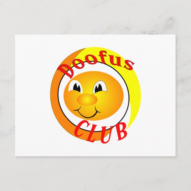 Cartão Postal Doofus Club (Frente)