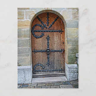 Cartão Postal Door at Neuschwanstein Castle Postcard