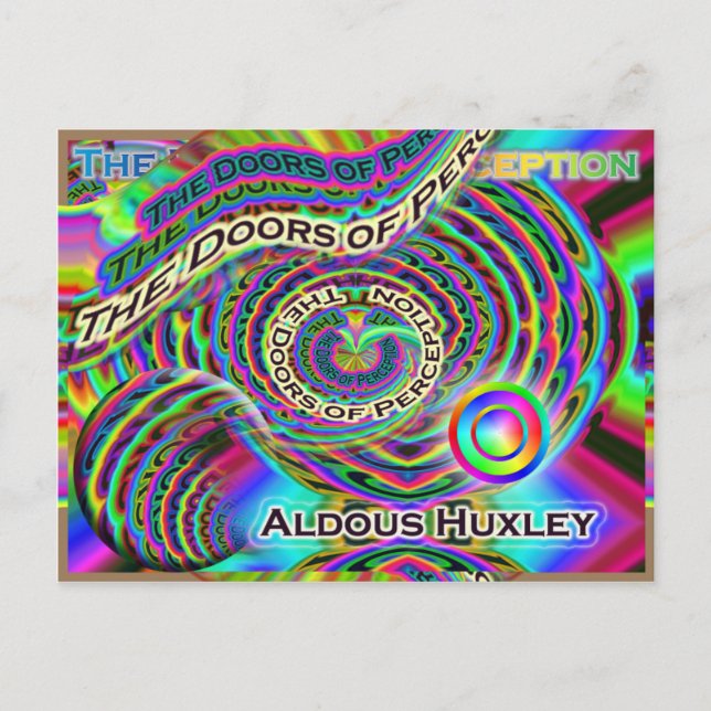 Cartão postal Doors of Perception (Frente)