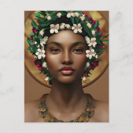 Cartão Postal Dor na Potência | Rainha Afro-Americana