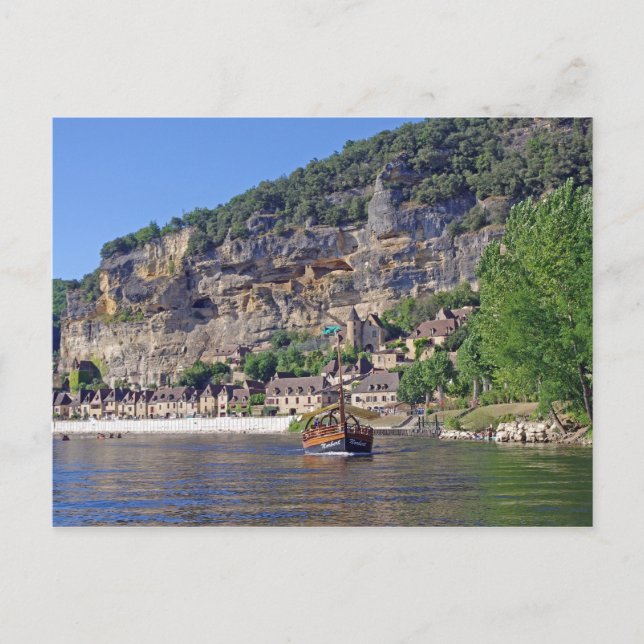 Cartão postal Dordogne River France (Frente)