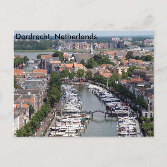 Cartão Postal Dordrecht, Países Baixos (Frente)