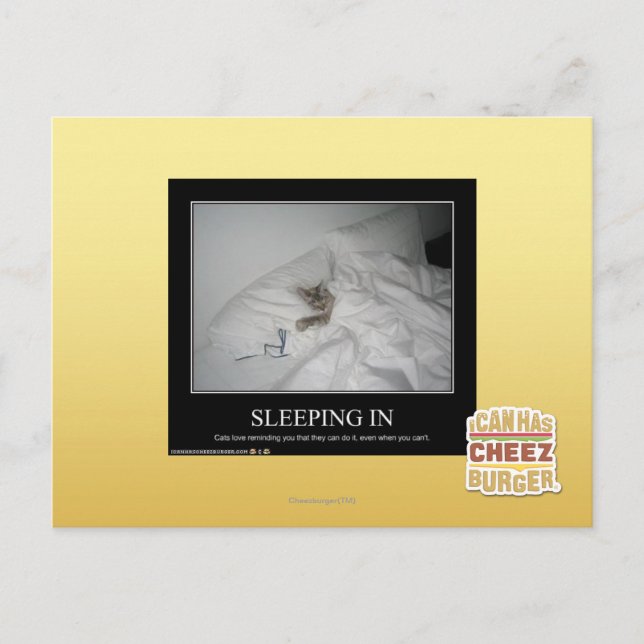 Cartão Postal Dormindo (Frente)