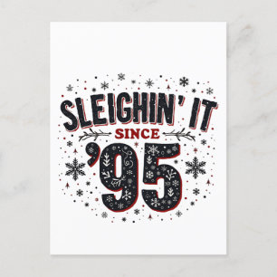 Cartão Postal Dormindo Desde 1995 Amantes De Natal De Aniversári