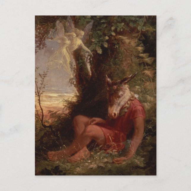 Cartão Postal Dormindo fundo, 1891 (Frente)