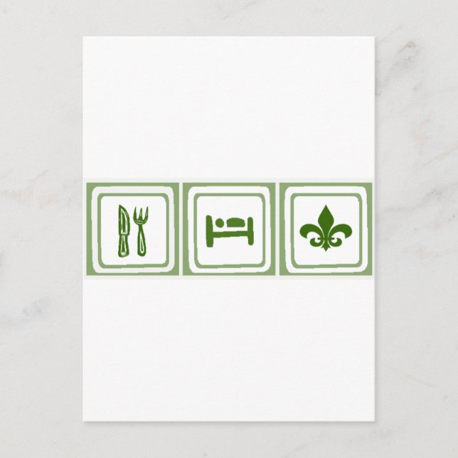 Cartão Postal Dormir... (Frente)