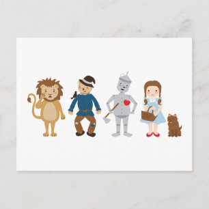 Cartão Postal Dorothy e Amigos